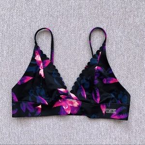 PINK hybrid sports bra/bikini top